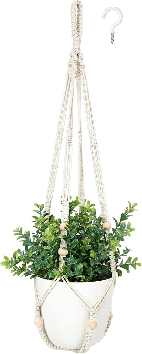 Boho Rattan Faux Plant - View 7