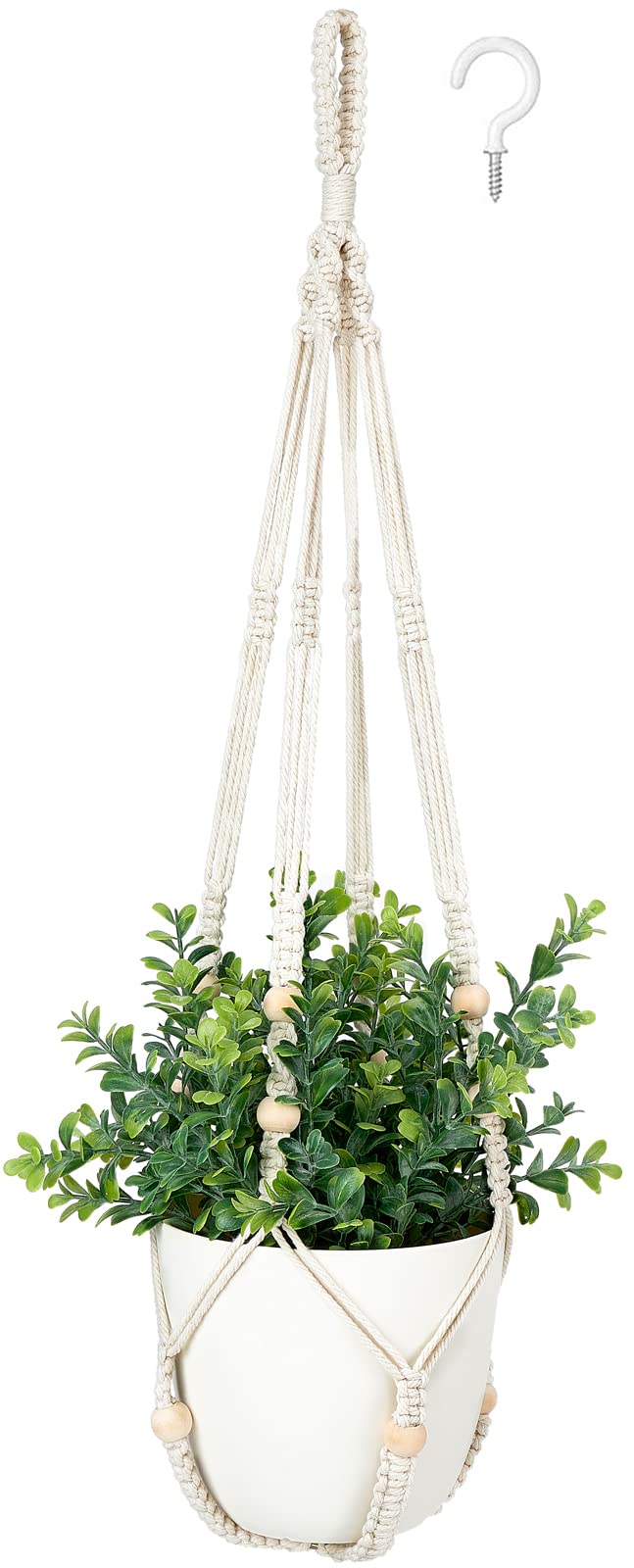 Boho Rattan Faux Plant