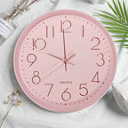 Battery Operated Beige Wall Clock - View 7