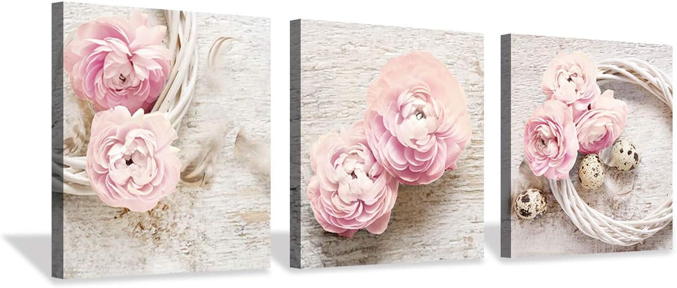 Black Wall Art — 16" — Pink picture