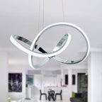 Dimmable Modern Black Chandelier — 7"
