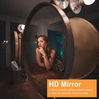 Beige Round Mirror — 24" - View 5