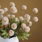 Pom Pom Beige Artificial Plant - View 2