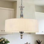 Adjustable Beige Chandelier — 4-Light — ZR310-4PNW-Beige
