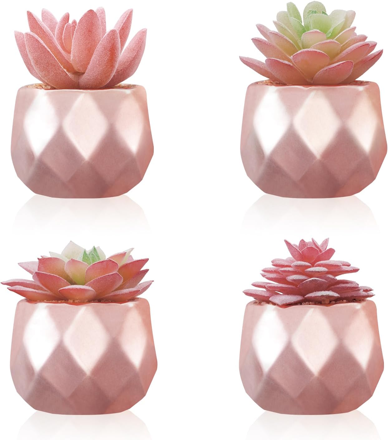 Gold Faux Succulent — Gold