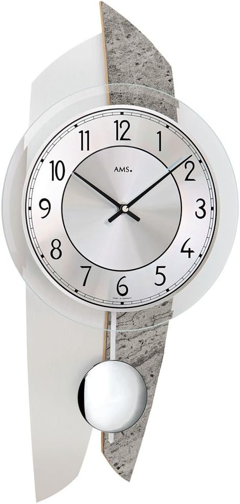 Brown Wall Clock — 43x5 — 50 x 9 x 345 cm