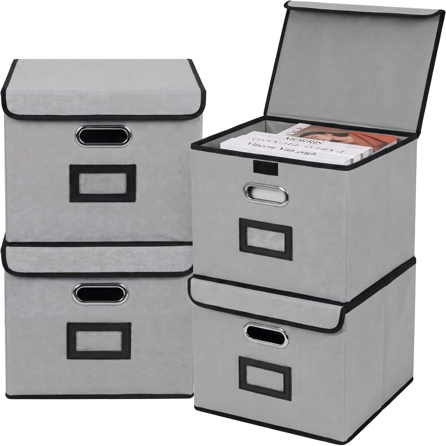 Grey Storage Bin — 63" — Grey