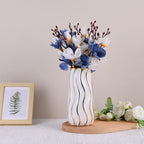 Boho Black Flower Vase — 9.5" - View 4