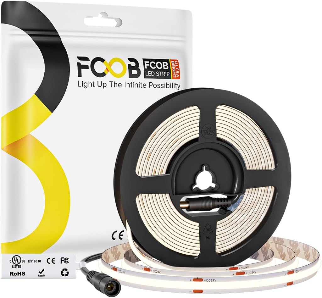 Dimmable Beige LED Strip Light — Natural White 4000K
