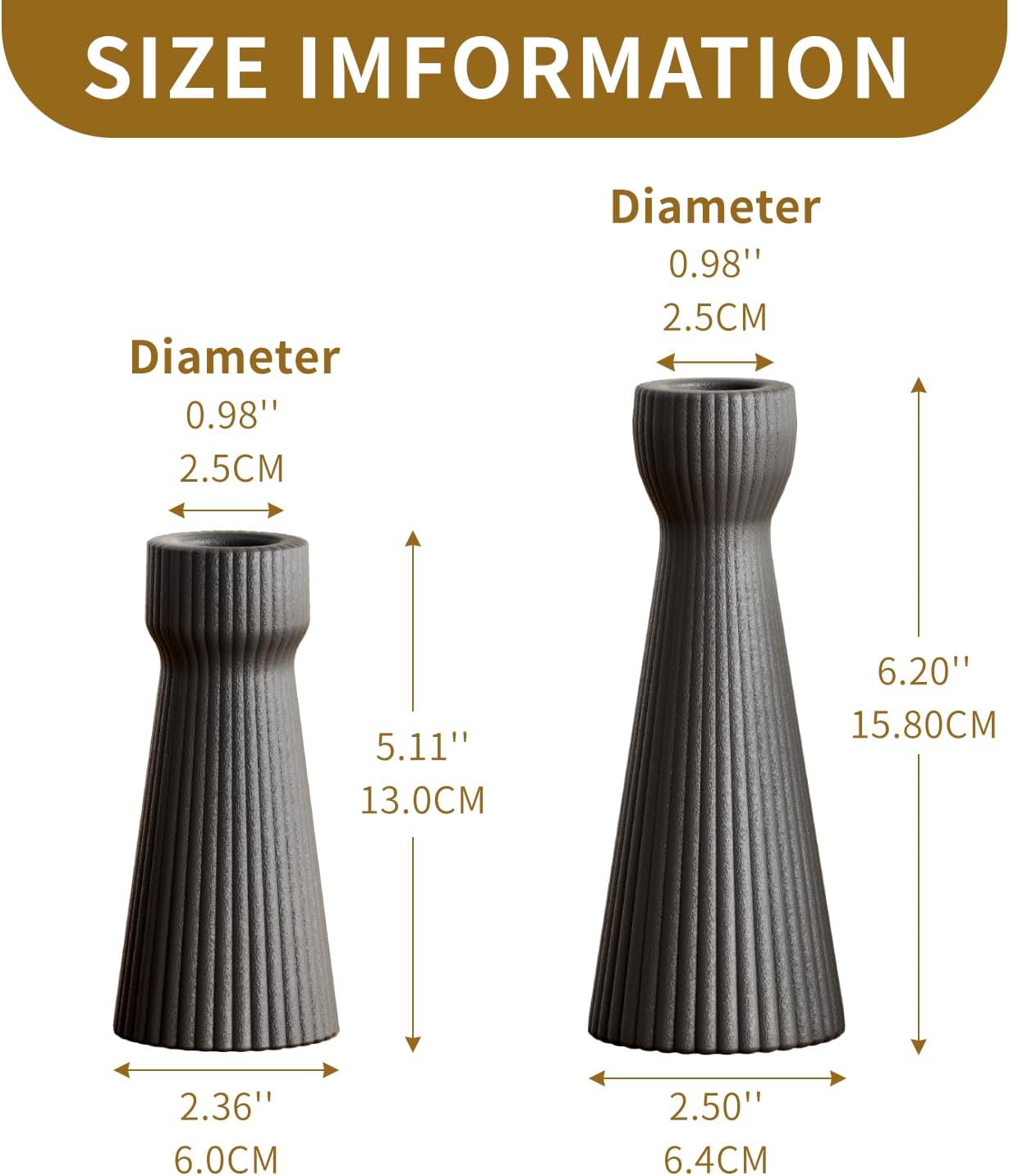 Black Candle — Set of 2 - View 3