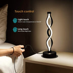 Dimmable Black Bedside Lamp — 8" - View 4
