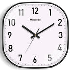Battery Operated Black Wall Clock — 8"