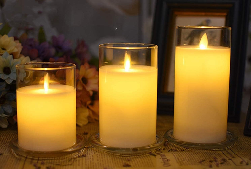Round Glass Candle — 4" - View 4