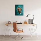Framed Metal Wall Decor — 16" - View 6