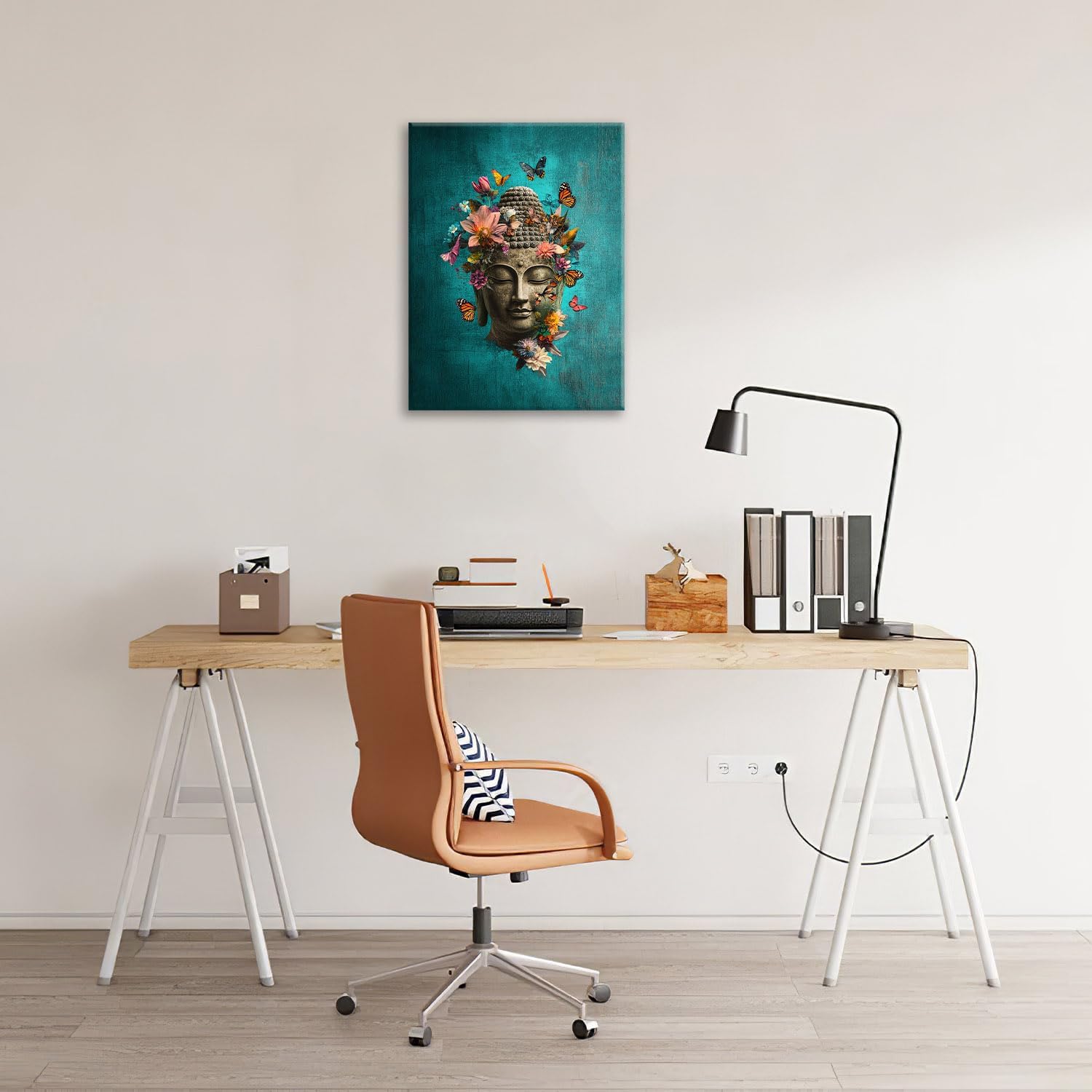 Framed Metal Wall Decor — 16" - View 6