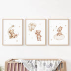 Unframed Pink Canvas Wall Art — 16"