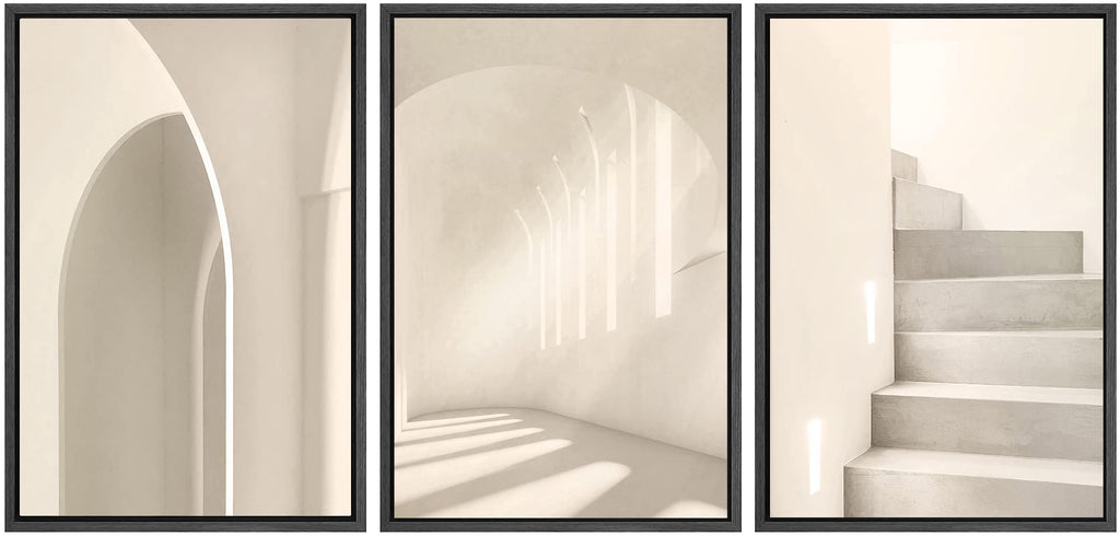 Framed Modern Fabric Wall Art — 24"