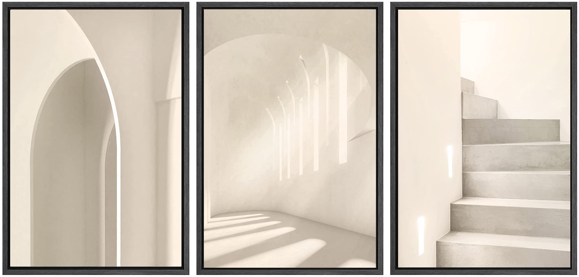 Framed Modern Fabric Wall Art — 24"