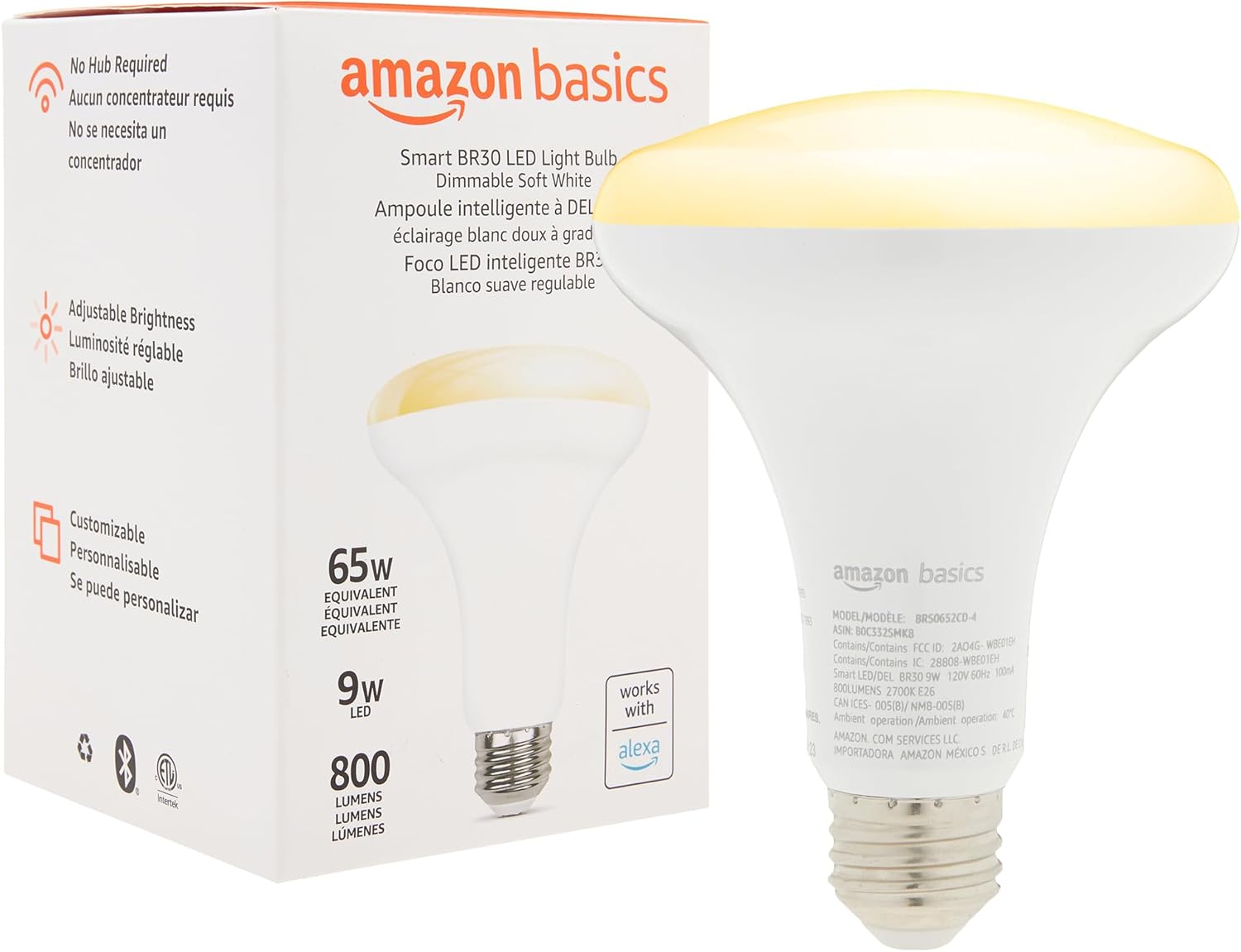 Dimmable Metal Smart Bulb — 1 Pack
