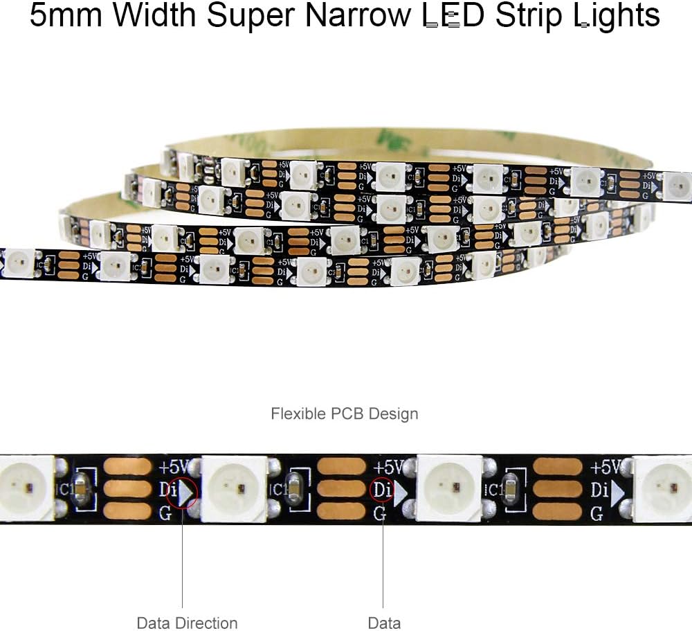 RGB Black LED Strip Light - View 4