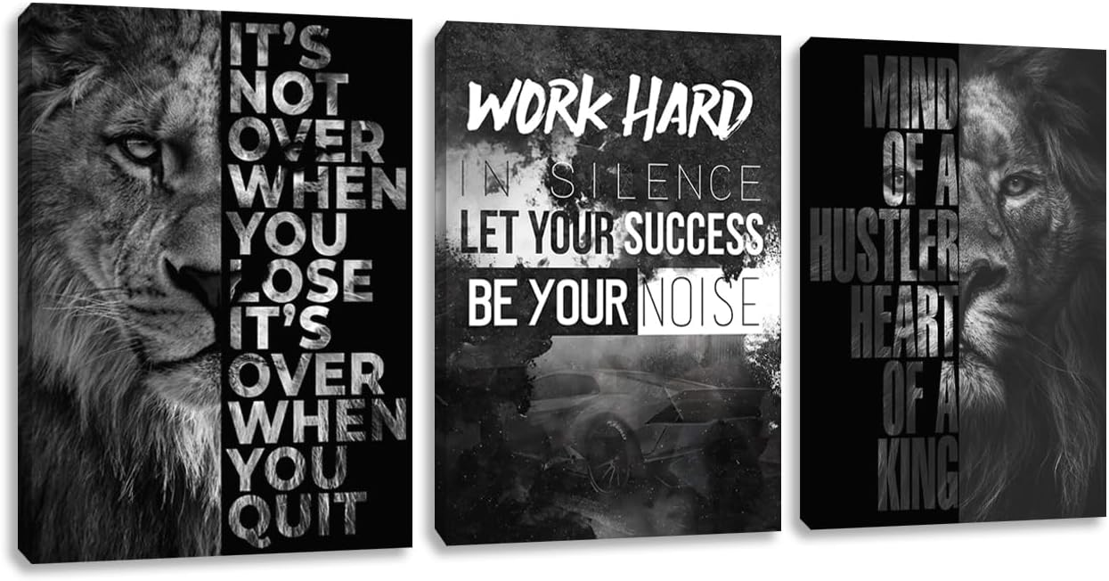 Metal Canvas Wall Art — 16" — 16x24inchx3pcs