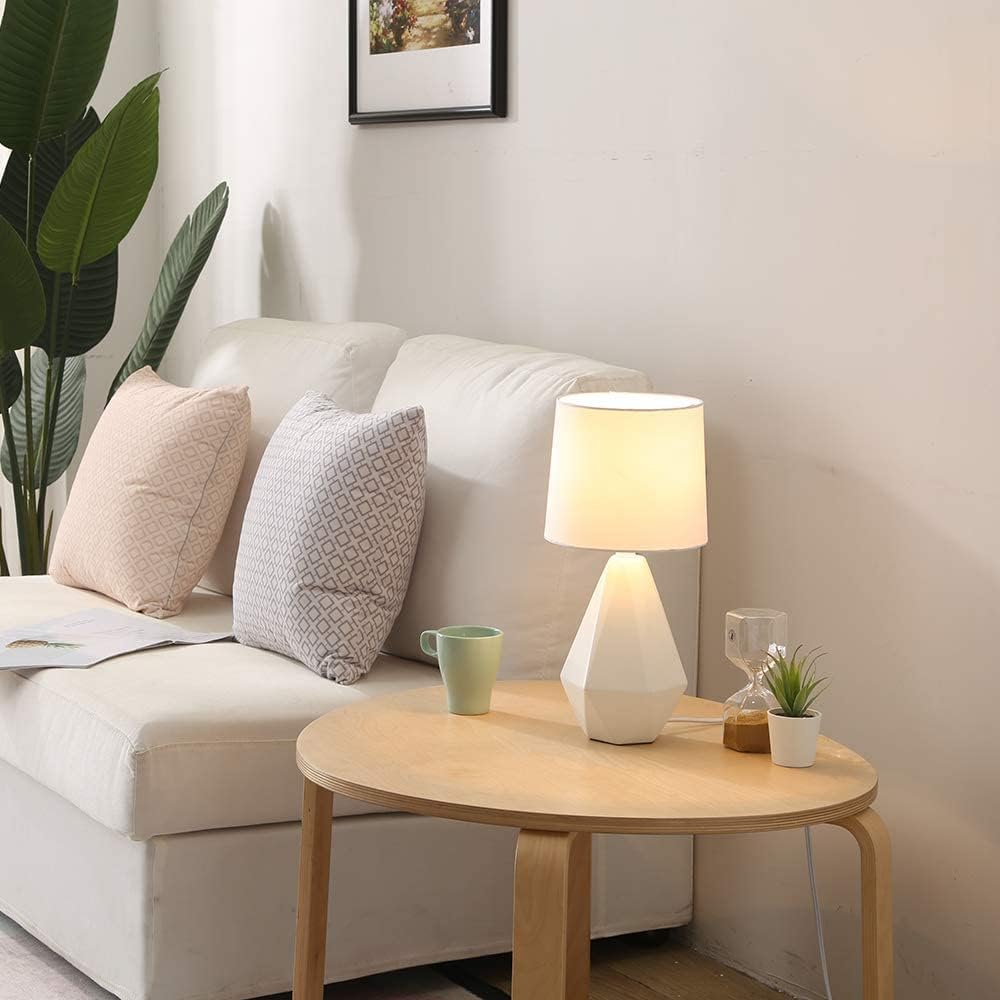 Modern Ceramic Nightstand Lamp - View 4