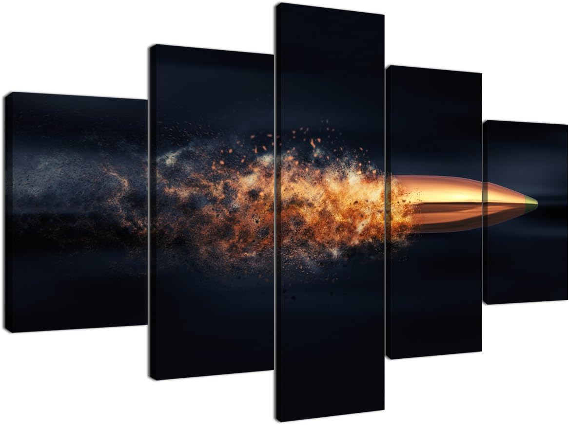 Framed Brown Wall Decor — 50" — Art-6