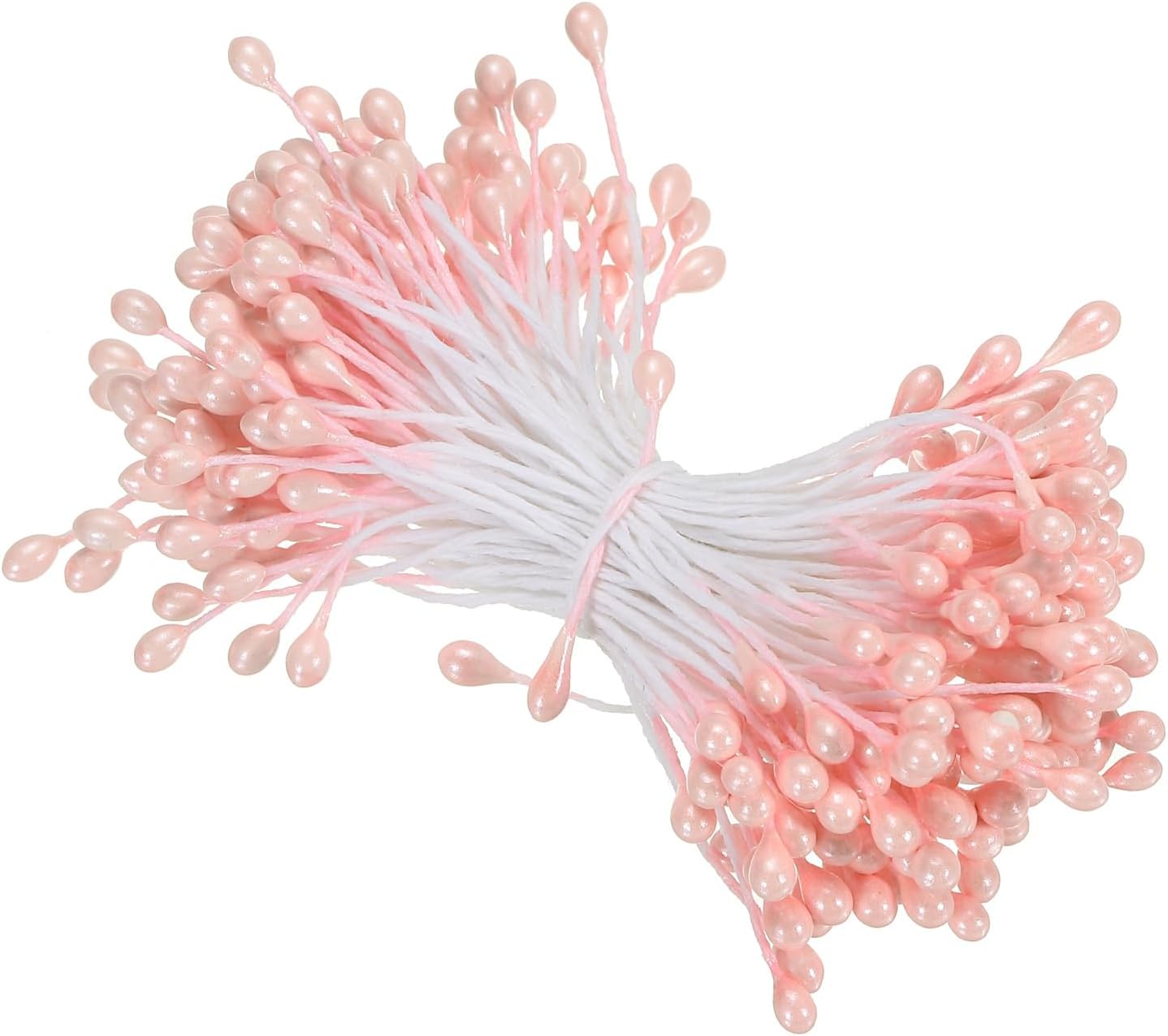 Beige Artificial Plant — Orange Pink