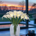 Lighted Blue Artificial Flowers - View 5