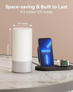 Dimmable Modern Grey Table Lamp - View 7