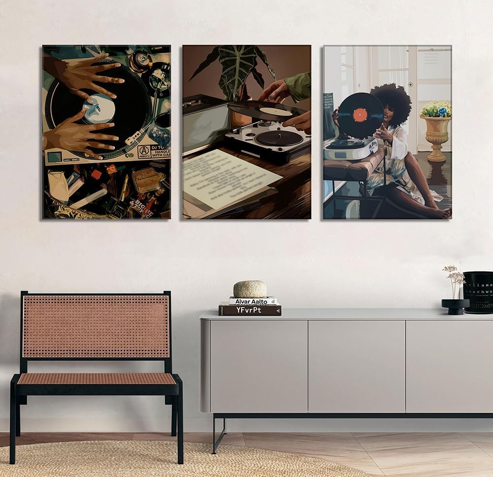Framed Modern Black Wall Art — 16" - View 6