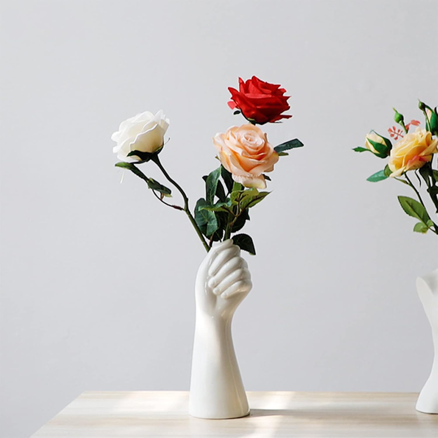 Farmhouse Black Flower Vase — 9.25" - View 7