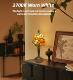 Dimmable Glass Bedside Lamp — 6" - View 2
