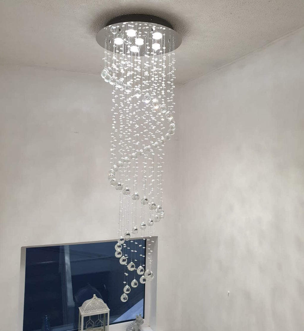 Luxe Metal Chandelier — 20" - View 8