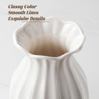 Farmhouse Ceramic Flower Vase — 8" - View 6