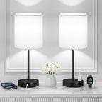 Dimmable Black Table Lamp — Set of 2 - View 8