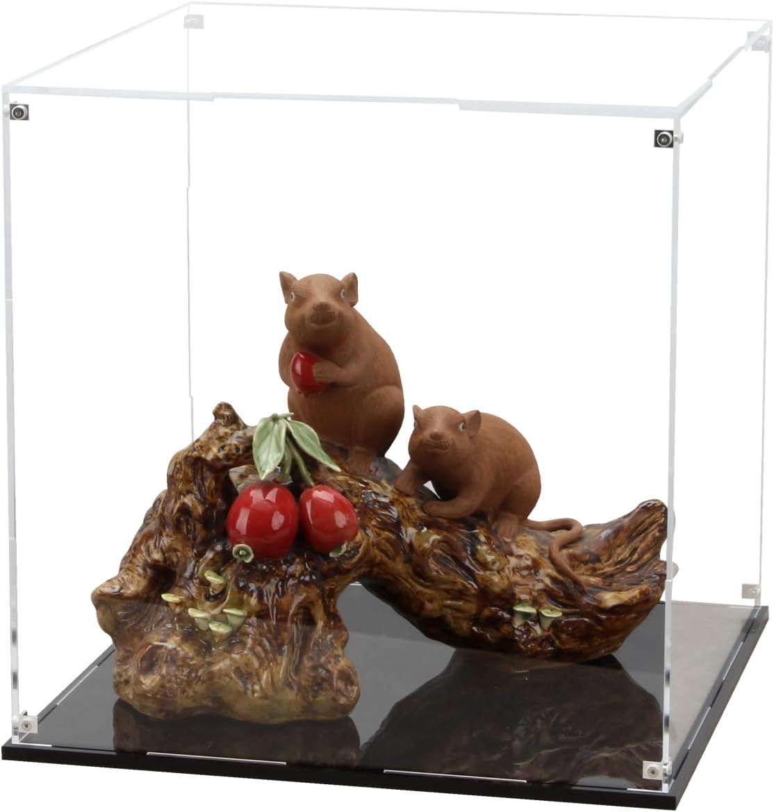 Glass Storage Basket — 4" — Cube-13x13x13in