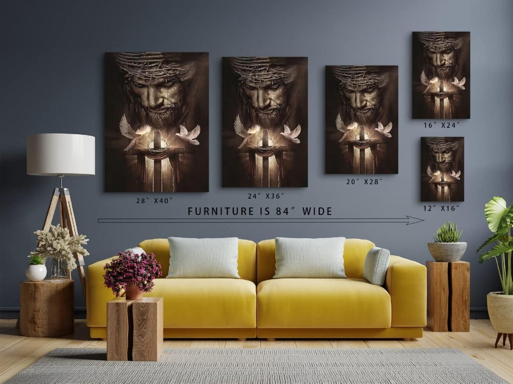 Black Canvas Wall Art — 28" - View 6