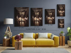 Black Canvas Wall Art — 28" - View 6