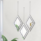 Luxe Glass Wall Mirror — Set of 3 - View 2