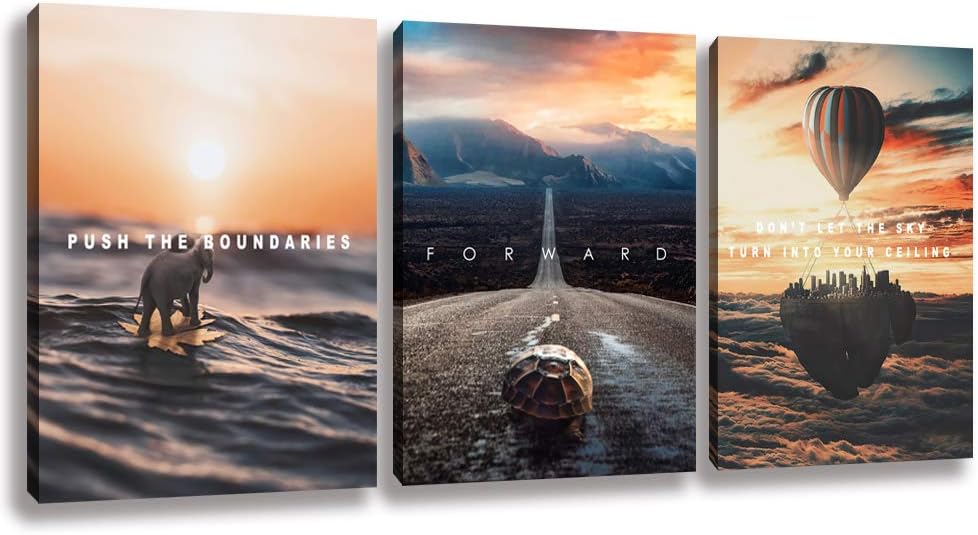 Metal Canvas Wall Art — 16" — 12x16inchx3pcs