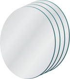 Luxe Glass Wall Mirror — 9.5" — Round