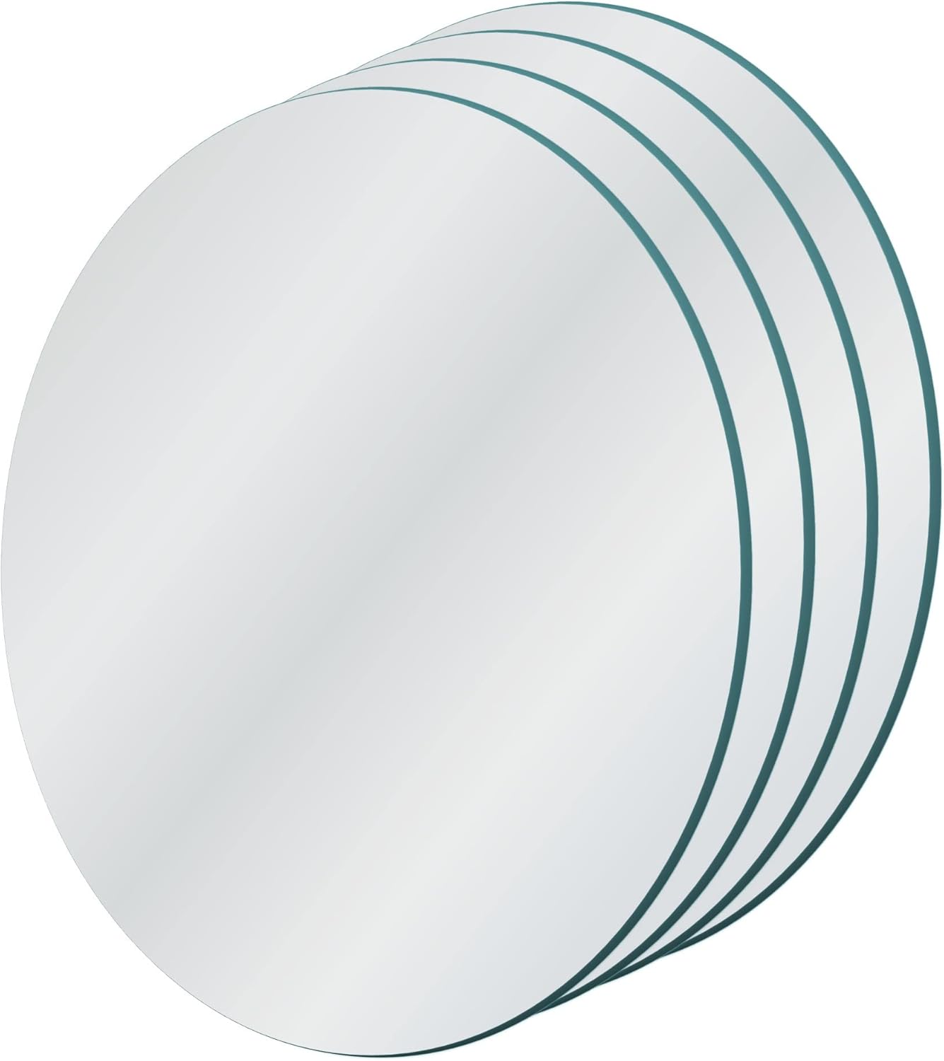 Luxe Glass Wall Mirror — 9.5" — Round