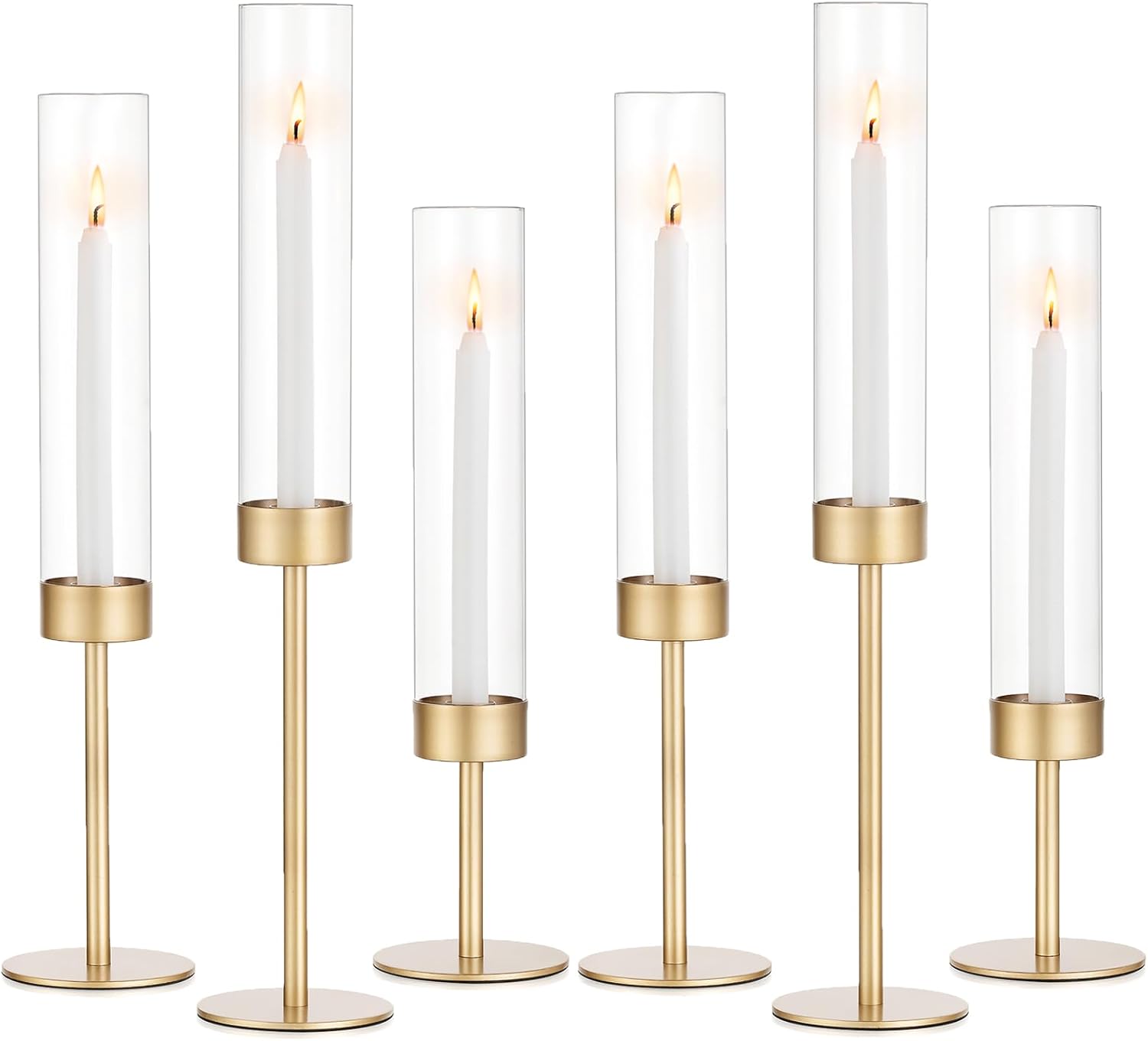 Luxe Glass Candle — Set of 3 — 6 PCS