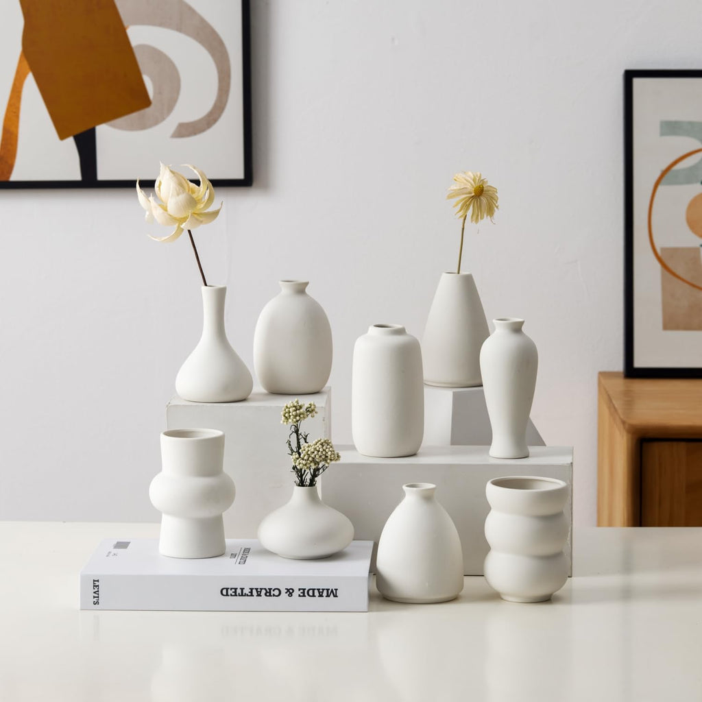 Boho Gold Vase — Set of 9