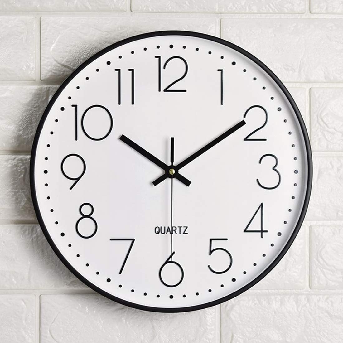 Battery Operated Modern Black Wall Decor — 12" - View 2