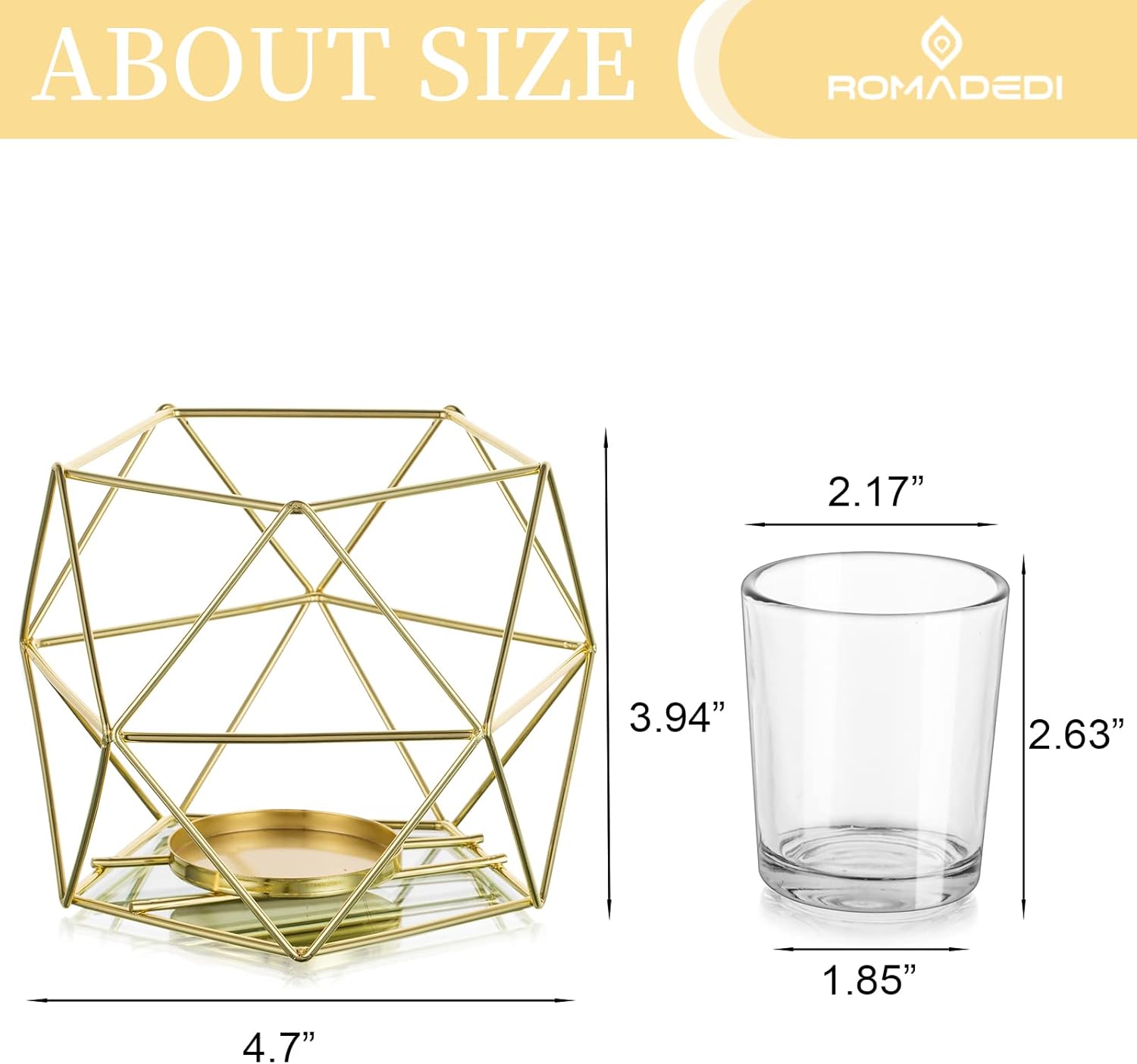 Luxe Gold Candle - View 4