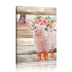 Framed Farmhouse Fabric Wall Decor — 10"