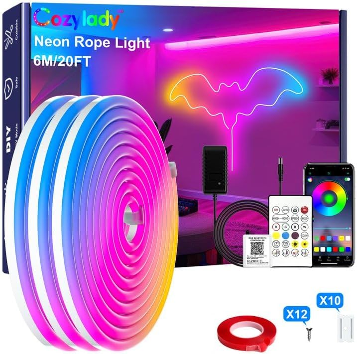 RGB Rattan LED Strip Light — 20 ft