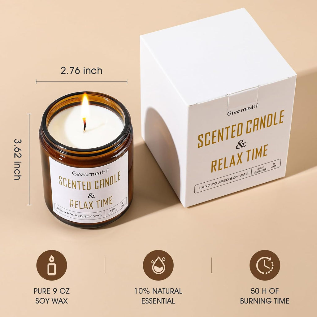 Soy Wax Luxe Black Scented Candle - View 2